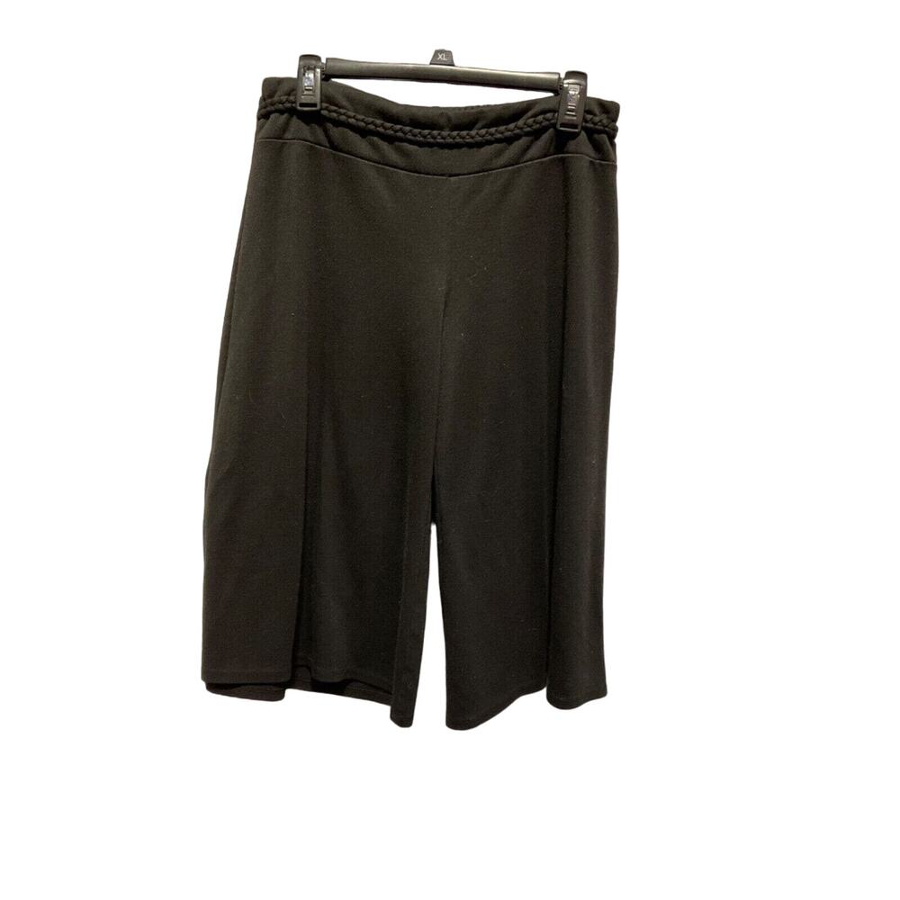 Cato‎ Pull-on Culottes Black Size Medium Made in USA